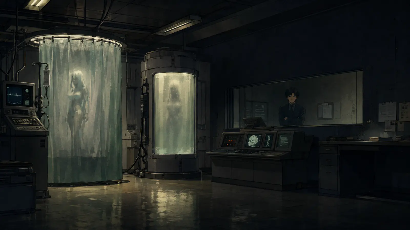 Hidden laboratory containing mysterious human experiments